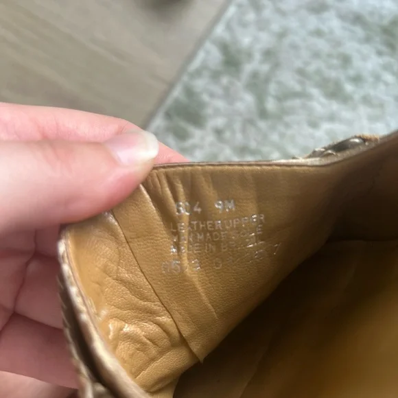 Franco Sarto Tan Leather Studded Mules - Picture 7 of 8